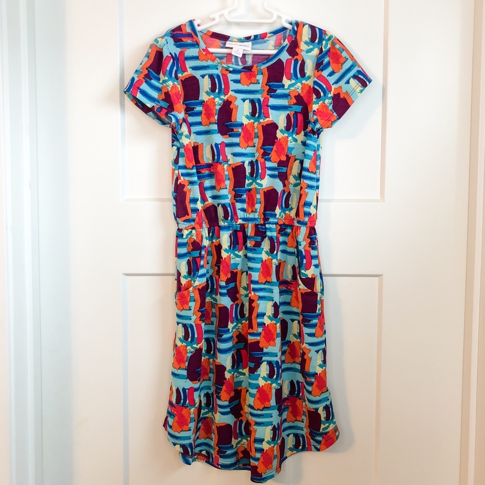 Lularoe youth girls dress. EUC. Size 8.